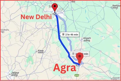 Delhi to Agra Taxi Service, Delhi to Agra one way taxi