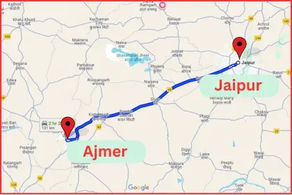 Jaipur to Ajmer Taxi Service, Jaipur to Ajmer one way taxi