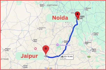 Jaipur to Noida one way taxi and Taxi Service