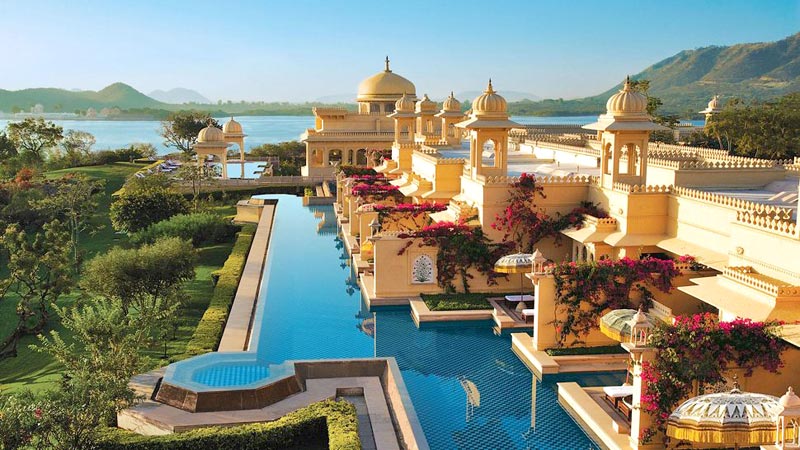 A beautiful view of Udaipur's landscape